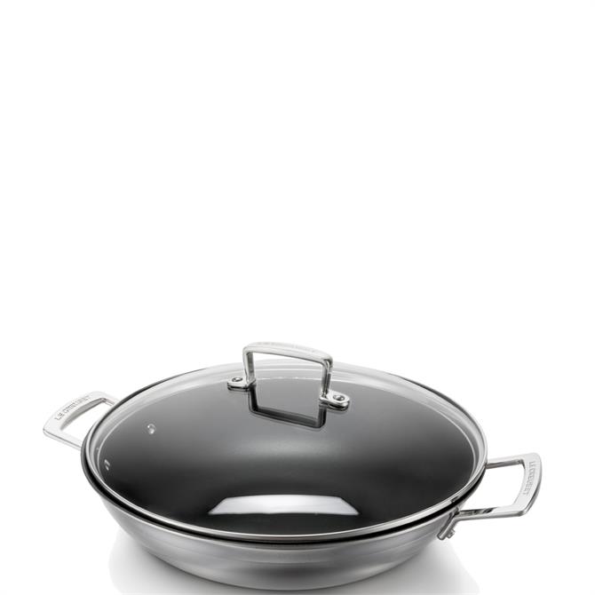 Le Creuset 3-Ply Stainless Steel 30cm Non-Stick Wok